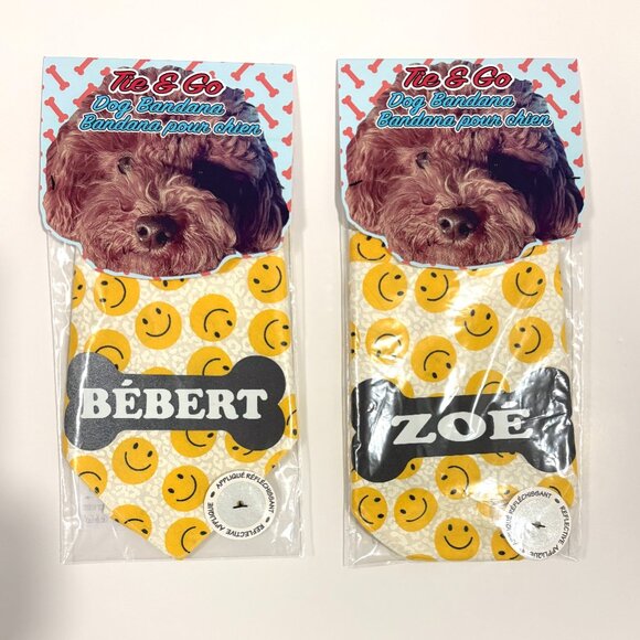 NEW CUSTOM MADE "TIE & GO" Reflective Dog Bandanas - Picture 11 of 11